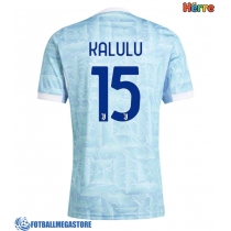 Fotballdrakt Herre Juventus Pierre Kalulu #15 Bortedrakt 2025-26 Kortermet